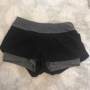 Layered Workout/Running Short-Shorts